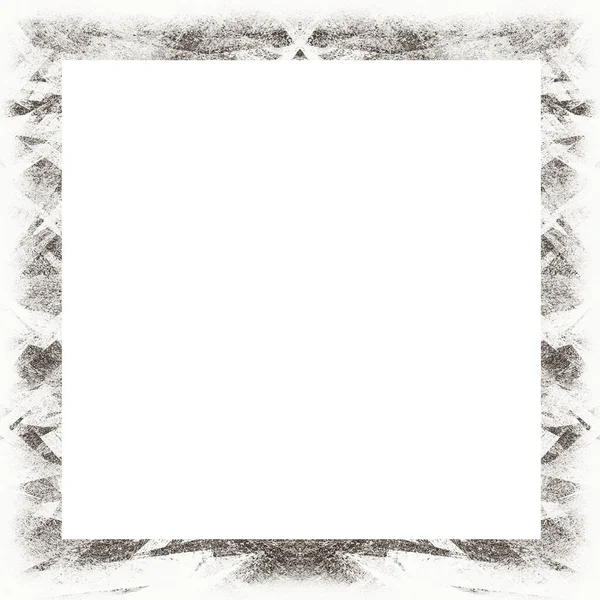 Old Color Grunge Vintage Texture Retro Pattern Square Frame Empty — Stock Photo, Image