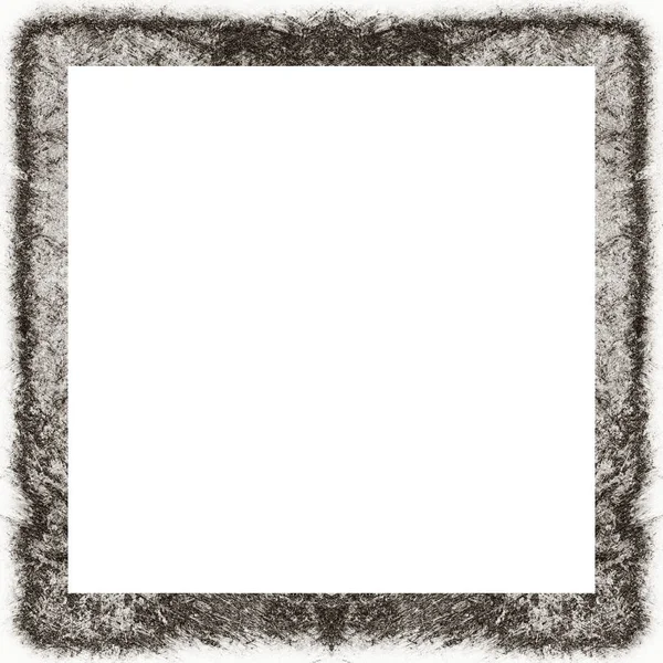 Oude Kleur Grunge Vintage Textuur Met Retro Patroon Vierkant Frame — Stockfoto