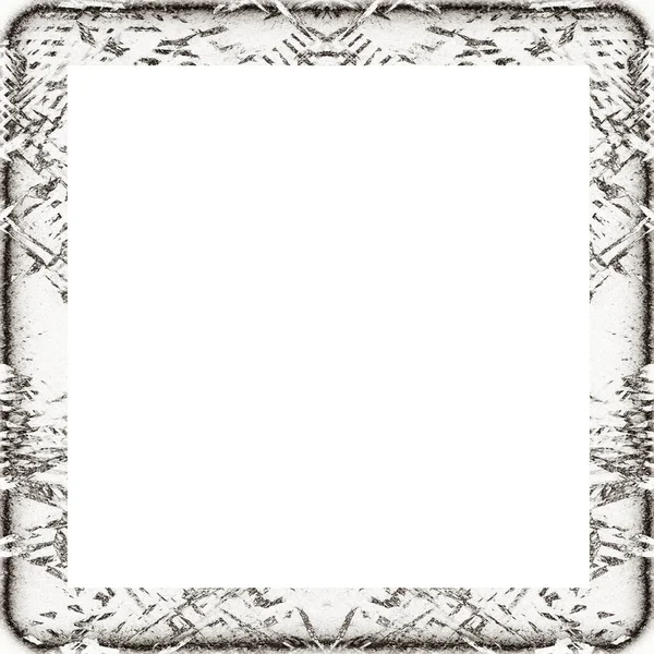 Old Color Grunge Vintage Texture Retro Pattern Square Frame Empty — Stock Photo, Image