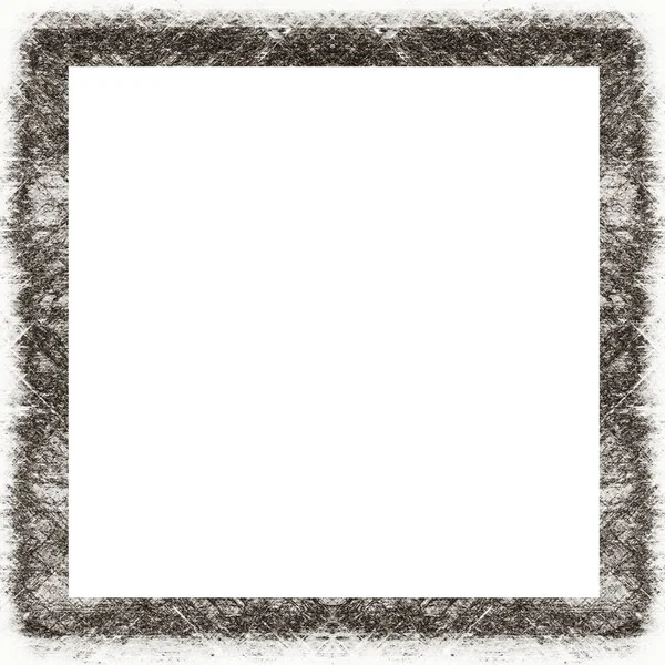 Oude Kleur Grunge Vintage Textuur Met Retro Patroon Vierkant Frame — Stockfoto