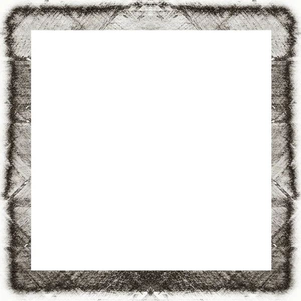 Oude Kleur Grunge Vintage Textuur Met Retro Patroon Vierkant Frame — Stockfoto