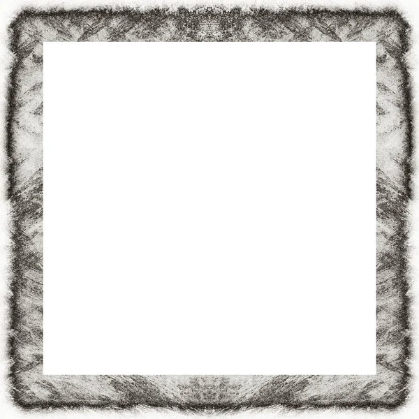 Oude Kleur Grunge Vintage Textuur Met Retro Patroon Vierkant Frame — Stockfoto