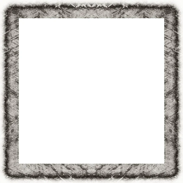 Old Color Grunge Vintage Texture Retro Pattern Square Frame Empty — Stock Photo, Image