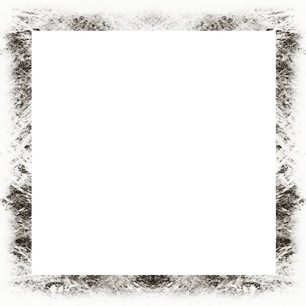 Old Color Grunge Vintage Texture Retro Pattern Square Frame Empty — Stock Photo, Image