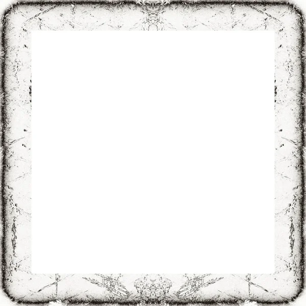 Old Color Grunge Vintage Texture Retro Pattern Square Frame Empty — Stock Photo, Image