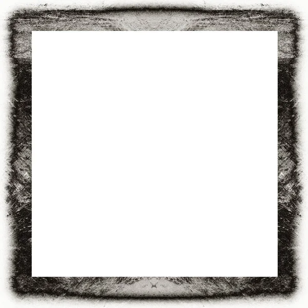 Oude Kleur Grunge Vintage Textuur Met Retro Patroon Vierkant Frame — Stockfoto