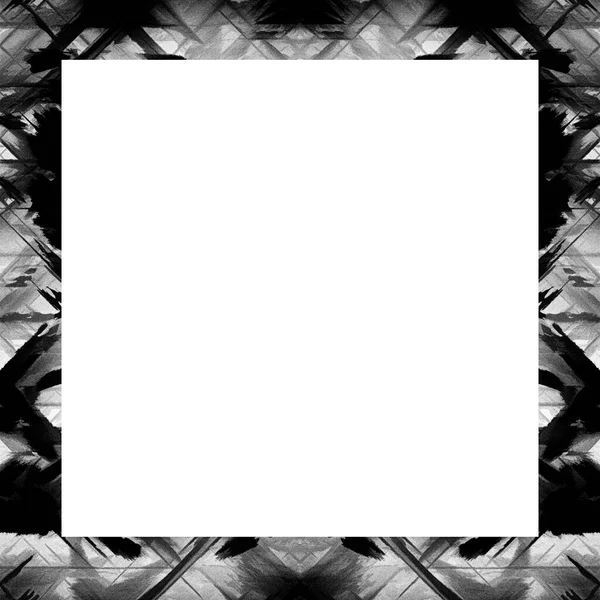 Old Color Grunge Vintage Texture Retro Pattern Square Frame Empty — Stock Photo, Image