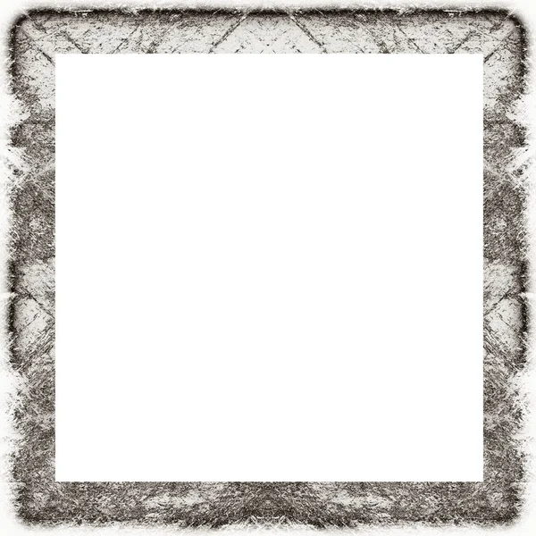 Oude Kleur Grunge Vintage Textuur Met Retro Patroon Vierkant Frame — Stockfoto