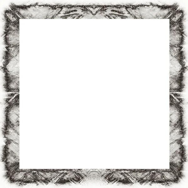 Old Color Grunge Vintage Texture Retro Pattern Square Frame Empty — Stock Photo, Image