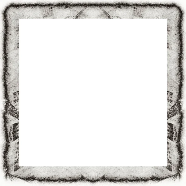 Oude Kleur Grunge Vintage Textuur Met Retro Patroon Vierkant Frame — Stockfoto