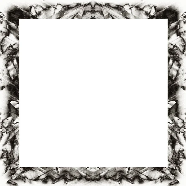 Oude Kleur Grunge Vintage Textuur Met Retro Patroon Vierkant Frame — Stockfoto