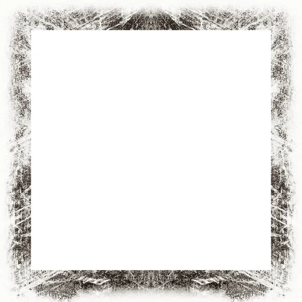 Old Color Grunge Vintage Texture Retro Pattern Square Frame Empty — Stock Photo, Image