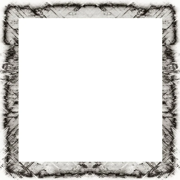 Oude Kleur Grunge Vintage Textuur Met Retro Patroon Vierkant Frame — Stockfoto