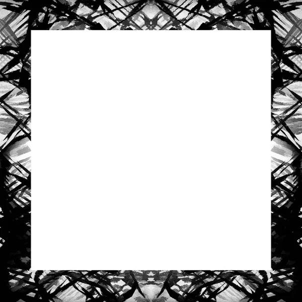 Old Color Grunge Vintage Texture Retro Pattern Square Frame Empty — Stock Photo, Image