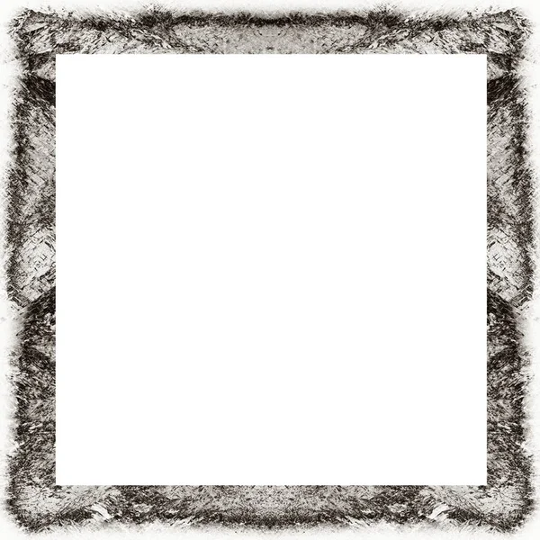 Oude Kleur Grunge Vintage Textuur Met Retro Patroon Vierkant Frame — Stockfoto