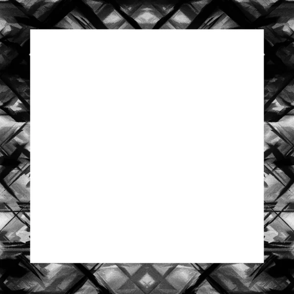 Old Color Grunge Vintage Texture Retro Pattern Square Frame Empty — Stock Photo, Image