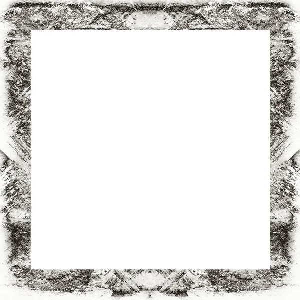 Old Color Grunge Vintage Texture Retro Pattern Square Frame Empty — Stock Photo, Image