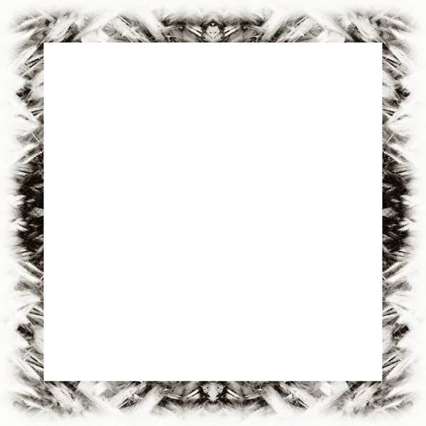 Old Color Grunge Vintage Texture Retro Pattern Square Frame Empty — Stock Photo, Image