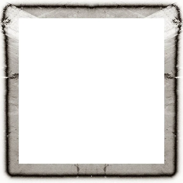 Old Color Grunge Vintage Texture Retro Pattern Square Frame Empty — Stock Photo, Image