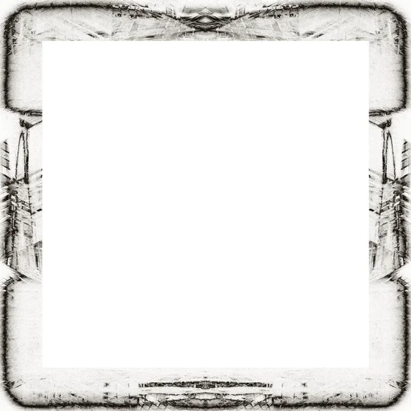 Oude Kleur Grunge Vintage Textuur Met Retro Patroon Frame Met — Stockfoto