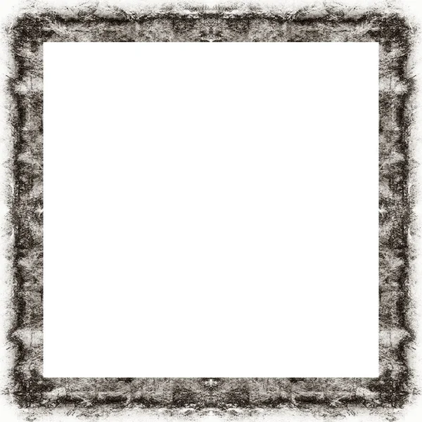 Old Color Grunge Vintage Texture Retro Pattern Square Frame Empty — Stock Photo, Image