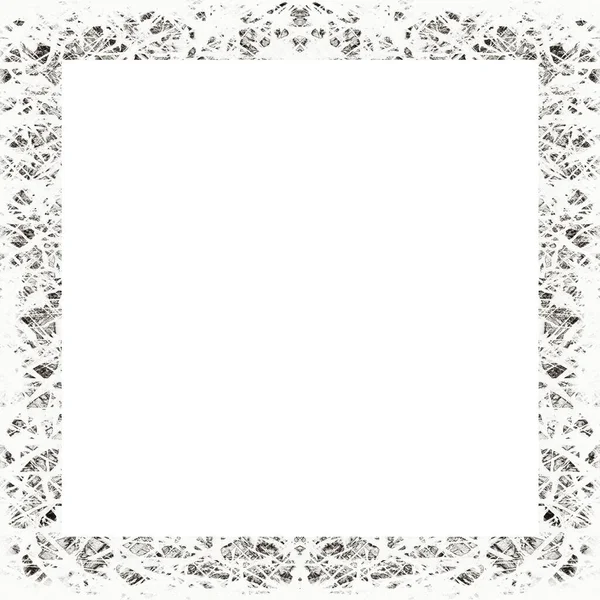 Oude Kleur Grunge Vintage Textuur Met Retro Patroon Vierkant Frame — Stockfoto