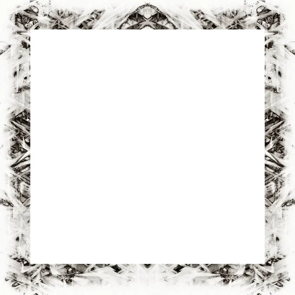 Oude Kleur Grunge Vintage Textuur Met Retro Patroon Frame Met — Stockfoto