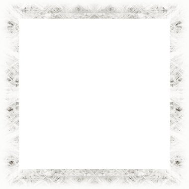 Geçmişe dönük eski grunge klasik deseni, resim için boş alanı olan kare çerçeve, metin.