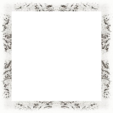 Geçmişe dönük eski grunge klasik deseni, resim için boş alanı olan kare çerçeve, metin.