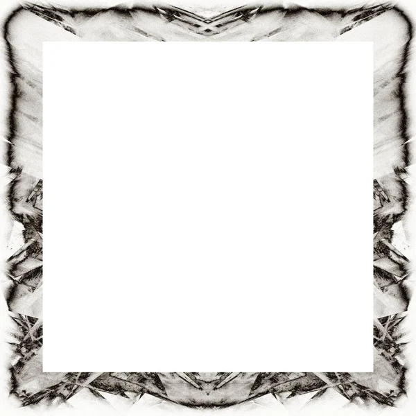 Oude Kleur Grunge Vintage Textuur Met Retro Patroon Vierkant Frame — Stockfoto