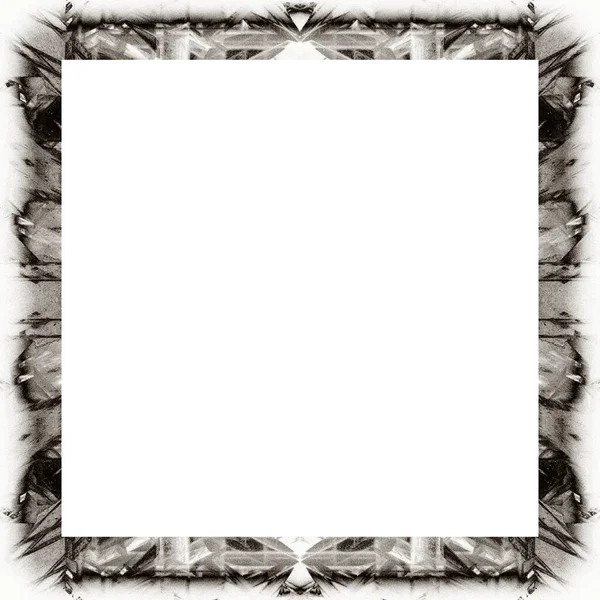 Oude Kleur Grunge Vintage Textuur Met Retro Patroon Frame Met — Stockfoto