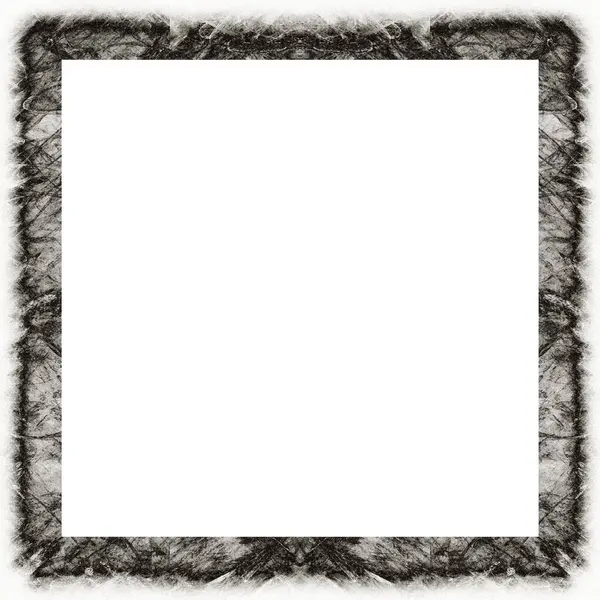 Oude Kleur Grunge Vintage Textuur Met Retro Patroon Vierkant Frame — Stockfoto