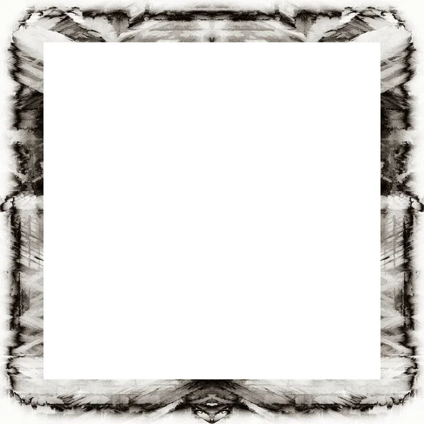 Oude Kleur Grunge Vintage Textuur Met Retro Patroon Frame Met — Stockfoto