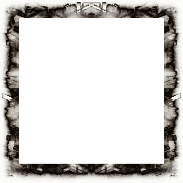 Oude Kleur Grunge Vintage Textuur Met Retro Patroon Frame Met — Stockfoto