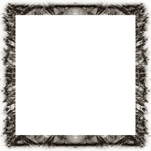 Oude Kleur Grunge Vintage Textuur Met Retro Patroon Frame Met — Stockfoto