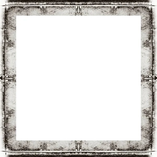 Oude Kleur Grunge Vintage Textuur Met Retro Patroon Frame Met — Stockfoto