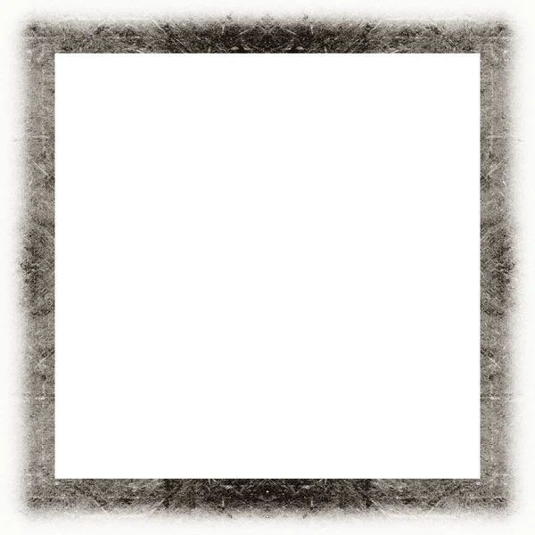 Old Color Grunge Vintage Texture Retro Pattern Square Frame Empty — Stock Photo, Image