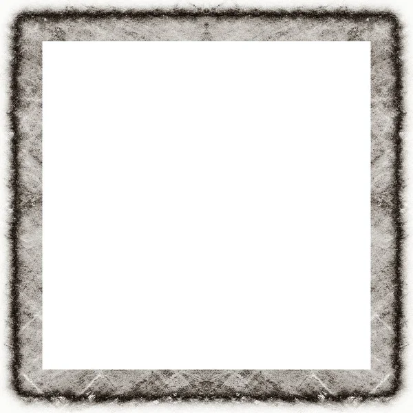 Old Color Grunge Vintage Texture Retro Pattern Square Frame Empty — Stock Photo, Image