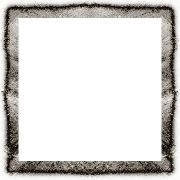 Old Color Grunge Vintage Texture Retro Pattern Square Frame Empty — Stock Photo, Image