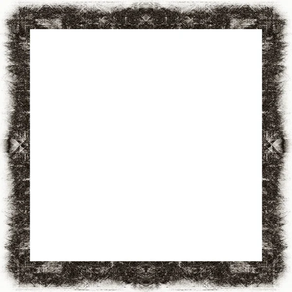 Oude Kleur Grunge Vintage Textuur Met Retro Patroon Frame Met — Stockfoto