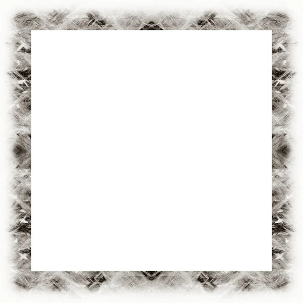 Old Color Grunge Vintage Texture Retro Pattern Square Frame Empty — Stock Photo, Image