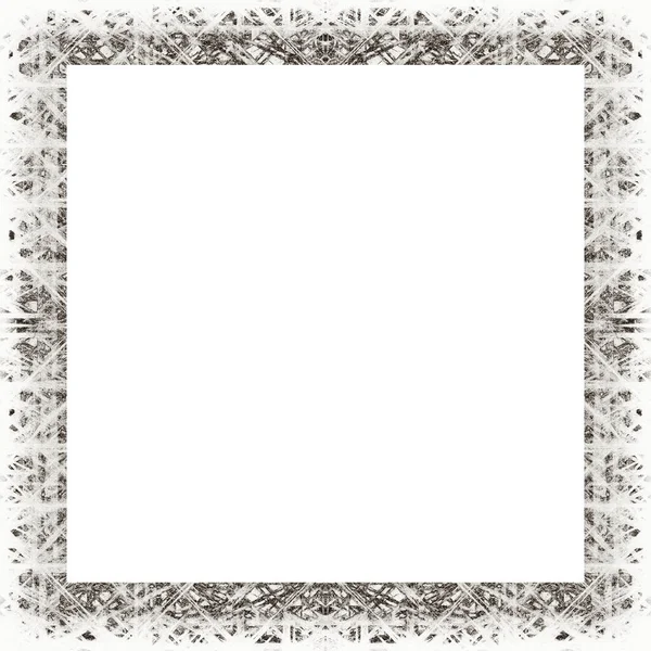 Old Color Grunge Vintage Texture Retro Pattern Square Frame Empty — Stock Photo, Image