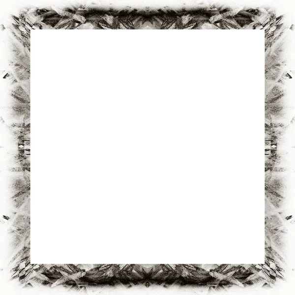 Old Color Grunge Vintage Texture Retro Pattern Square Frame Empty — Stock Photo, Image