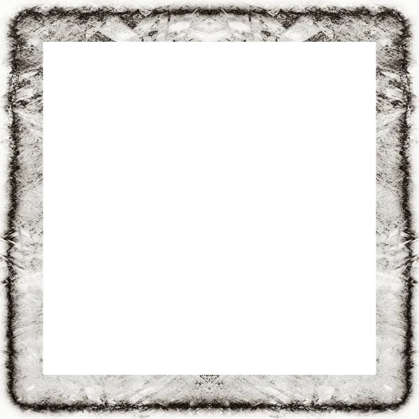 Old Color Grunge Vintage Texture Retro Pattern Square Frame Empty — Stock Photo, Image