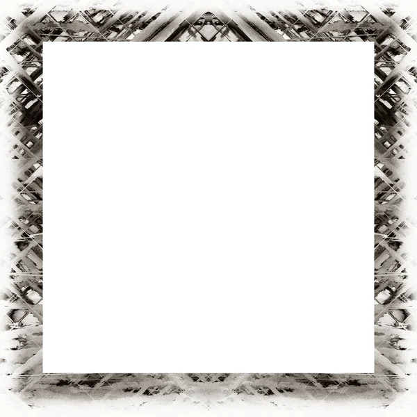 Oude Kleur Grunge Vintage Textuur Met Retro Patroon Frame Met — Stockfoto