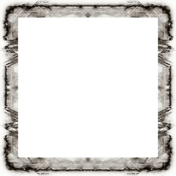 Oude Kleur Grunge Vintage Textuur Met Retro Patroon Frame Met — Stockfoto