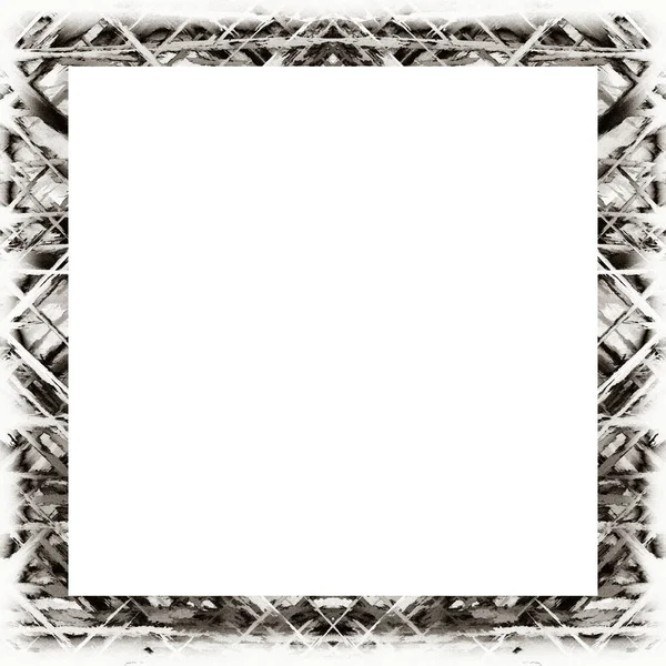 Oude Kleur Grunge Vintage Textuur Met Retro Patroon Frame Met — Stockfoto