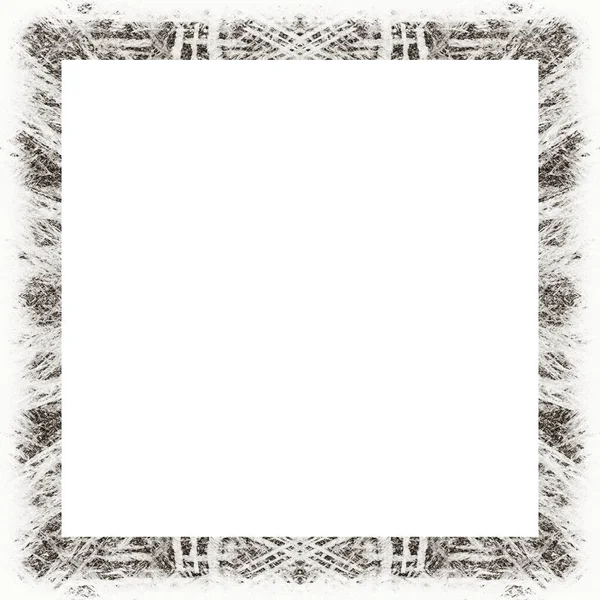 Oude Kleur Grunge Vintage Textuur Met Retro Patroon Vierkant Frame — Stockfoto