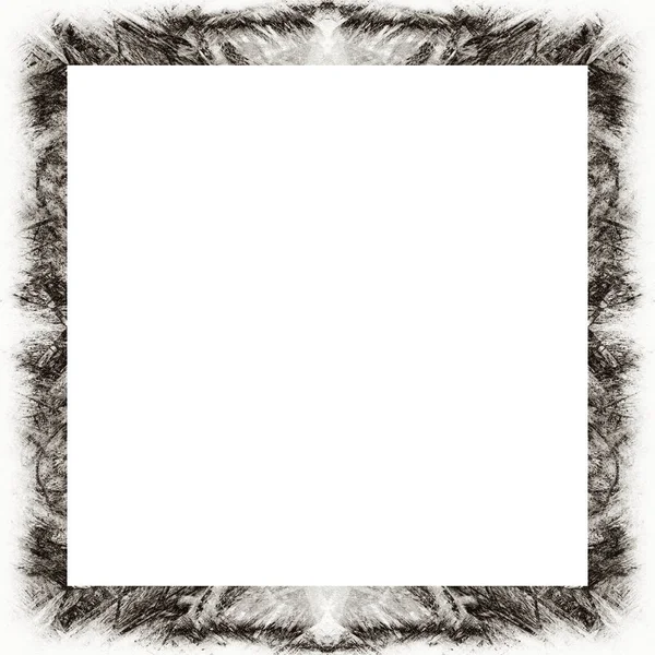 Old Color Grunge Vintage Texture Retro Pattern Square Frame Empty — Stock Photo, Image