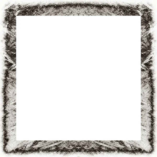 Oude Kleur Grunge Vintage Textuur Met Retro Patroon Vierkant Frame — Stockfoto